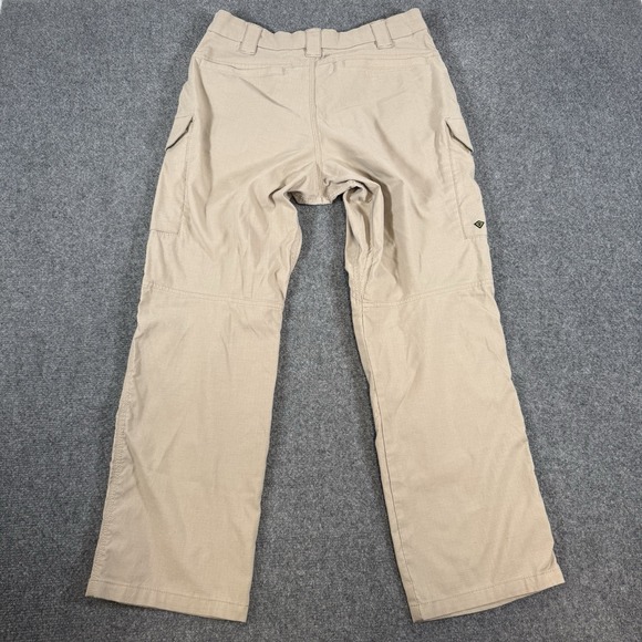 First Tactical Pants Mens 32x30 Beige Cargo Ripstop Outdoor Workwear Police - Picture 2 of 13